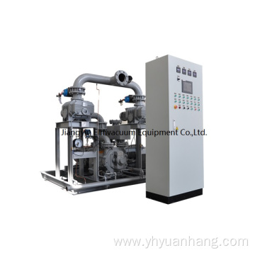 three leaf Roots liquid ring vacuum pump unit